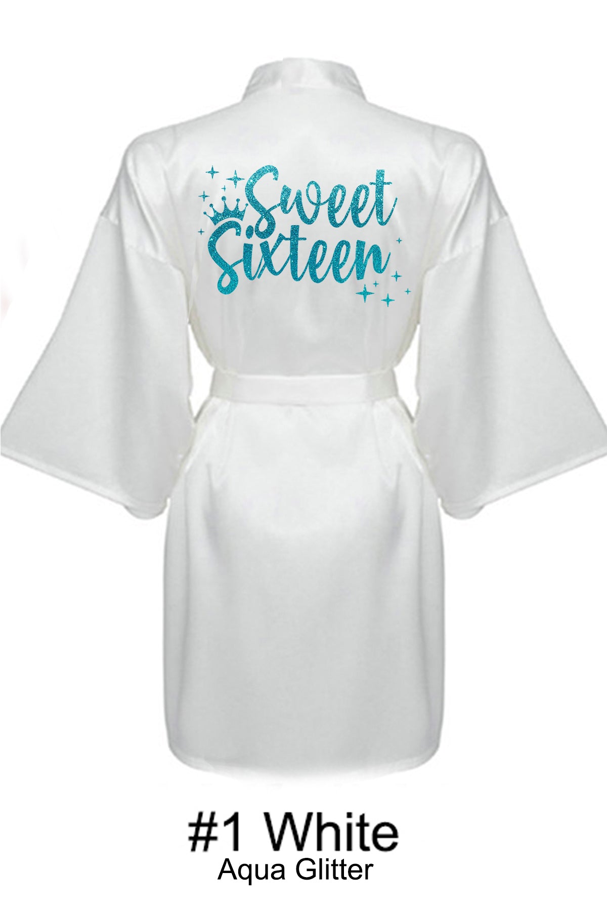 White Sweet 16 Robe