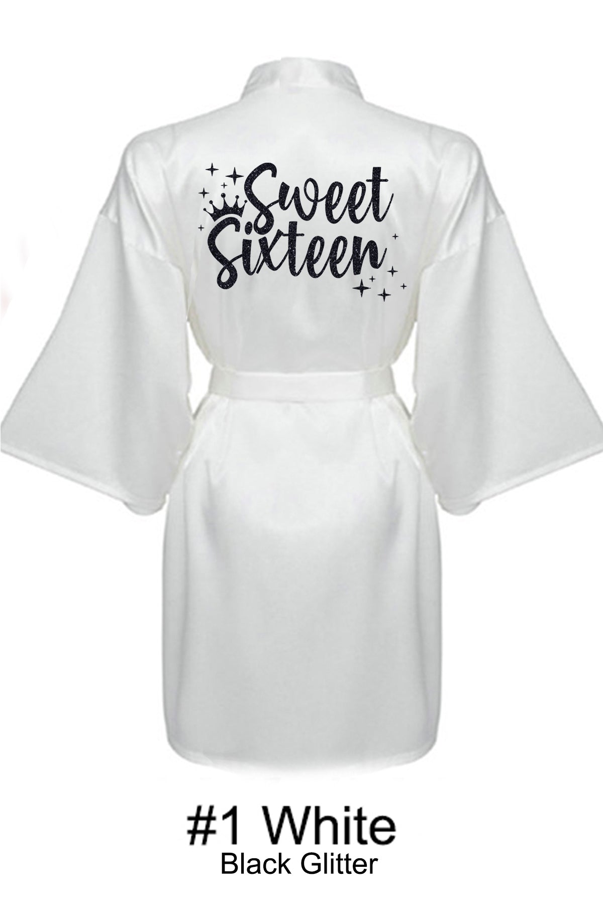 White Sweet 16 Robe