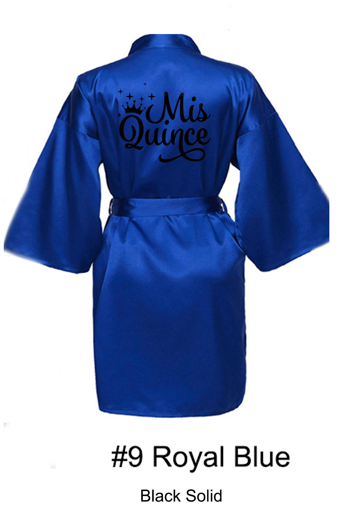 Royal Blue Quince Robe