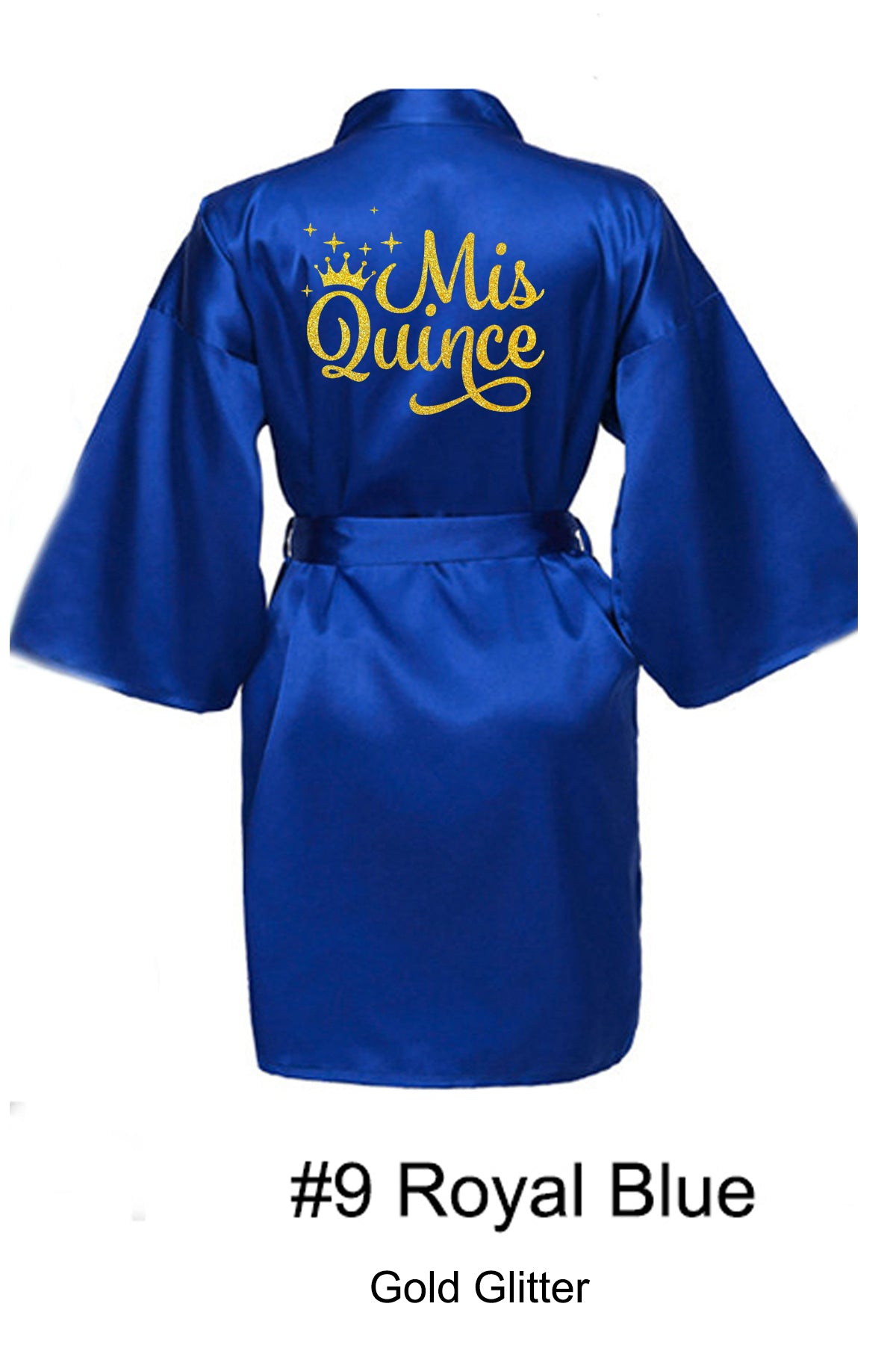 Royal Blue Quince Robe