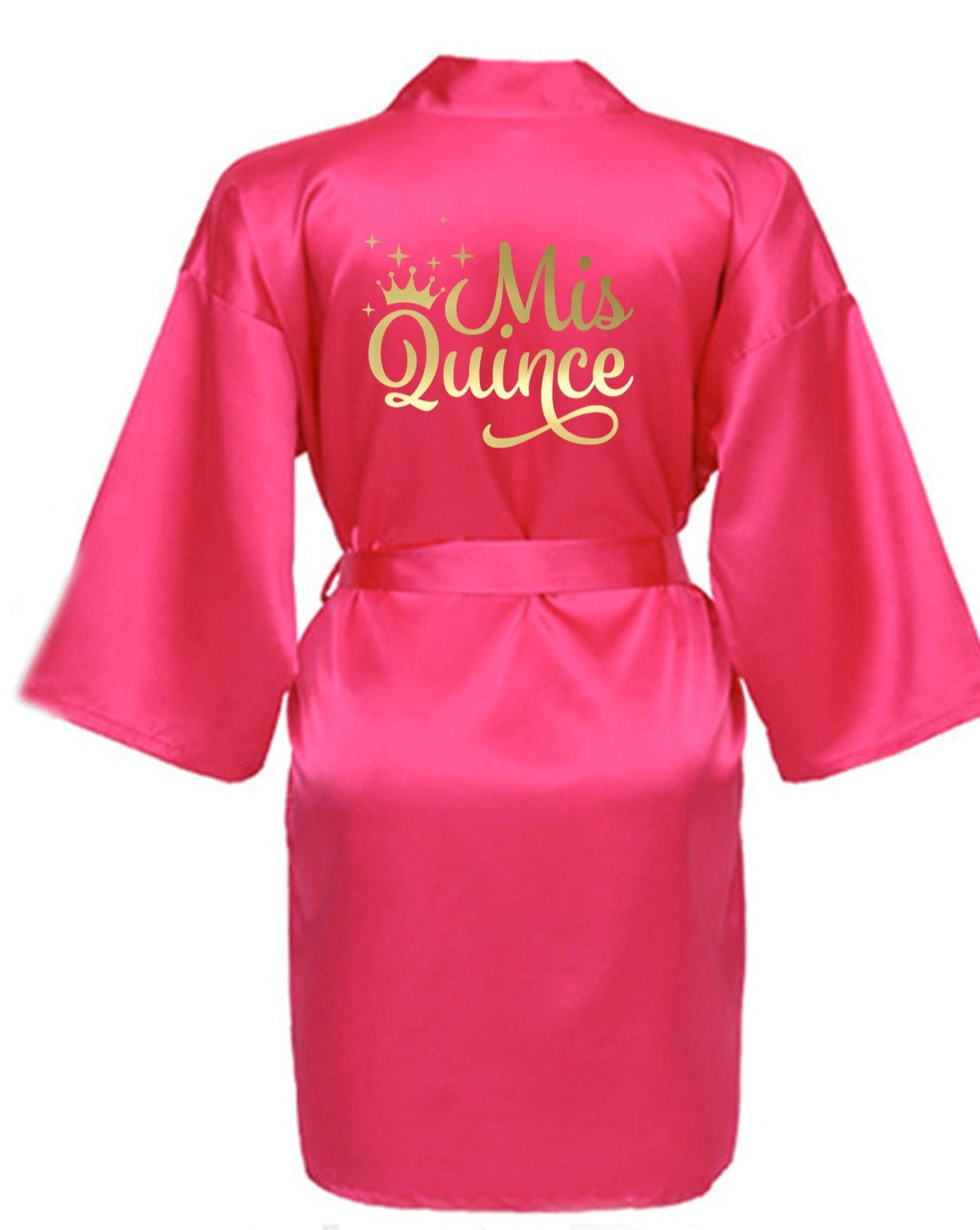 Hot Pink Quince Robe