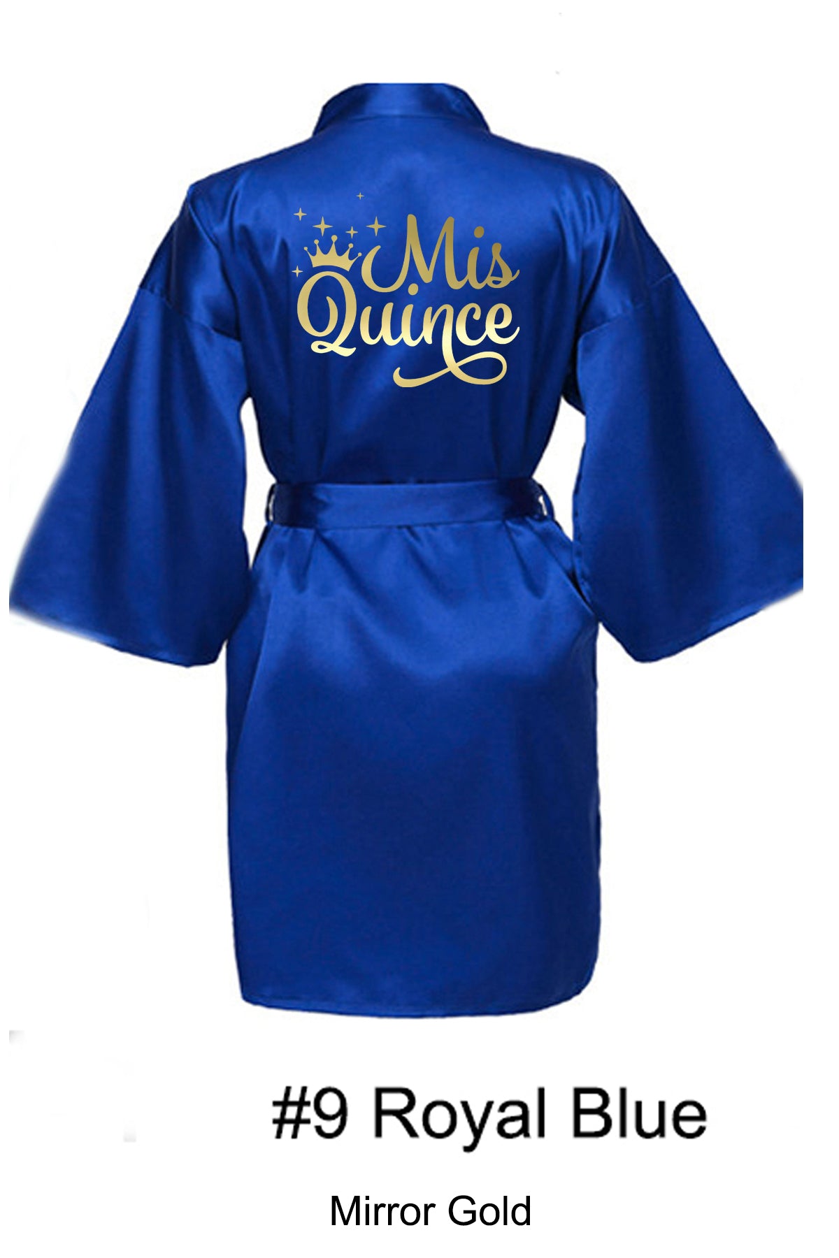 Royal Blue Quince Robe