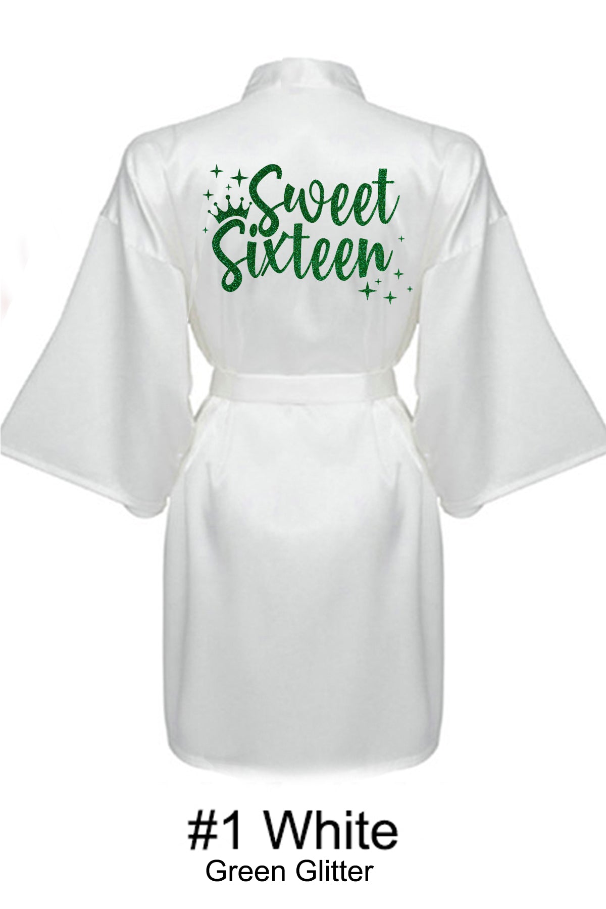White Sweet 16 Robe