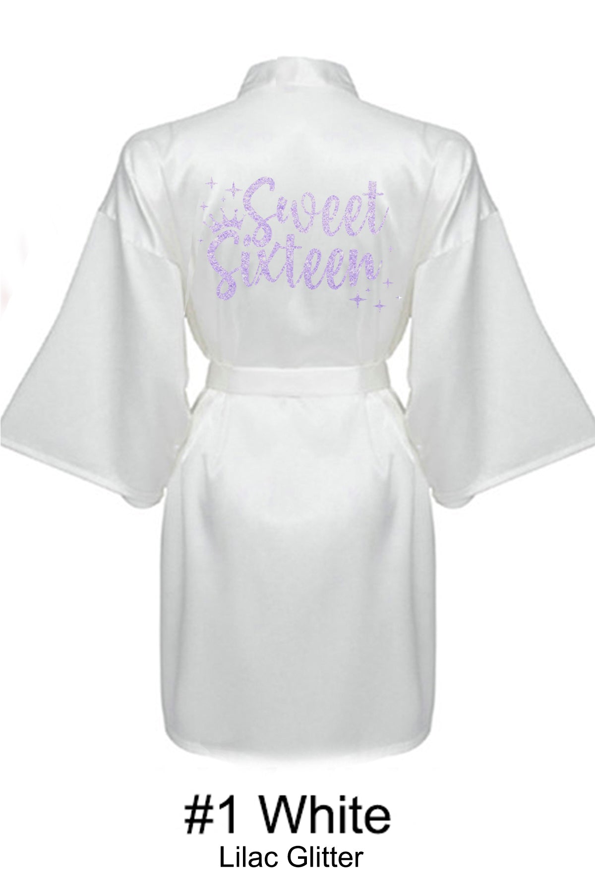 White Sweet 16 Robe
