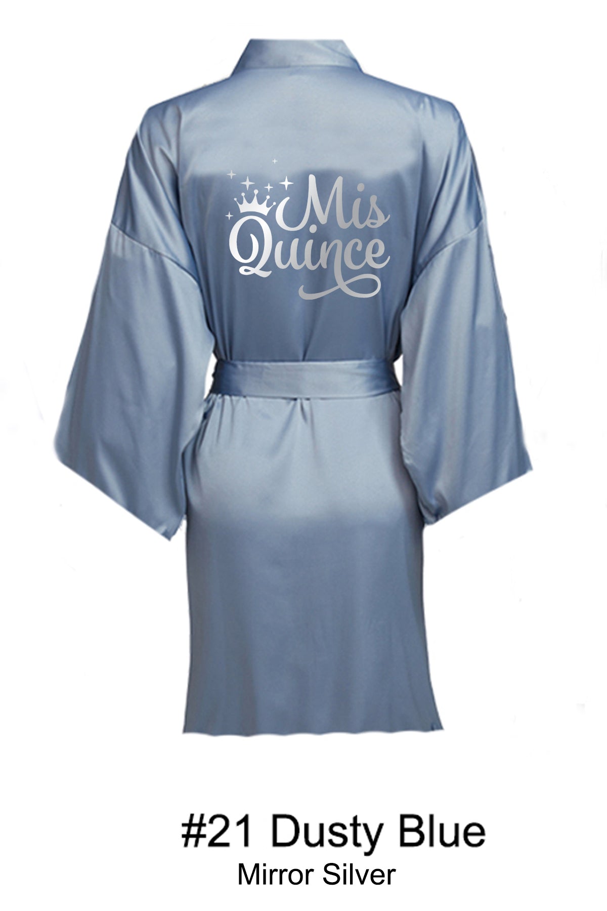 Dusty Blue Quince Robe