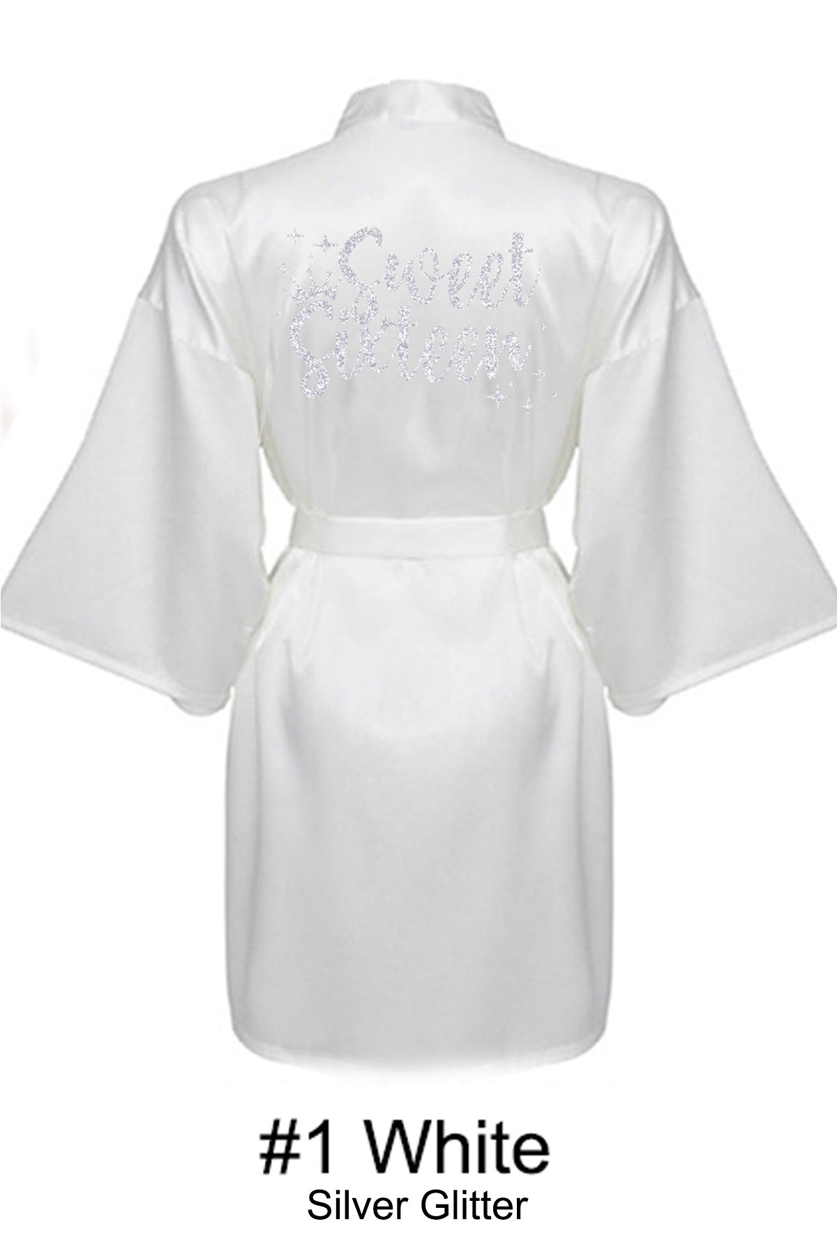White Sweet 16 Robe
