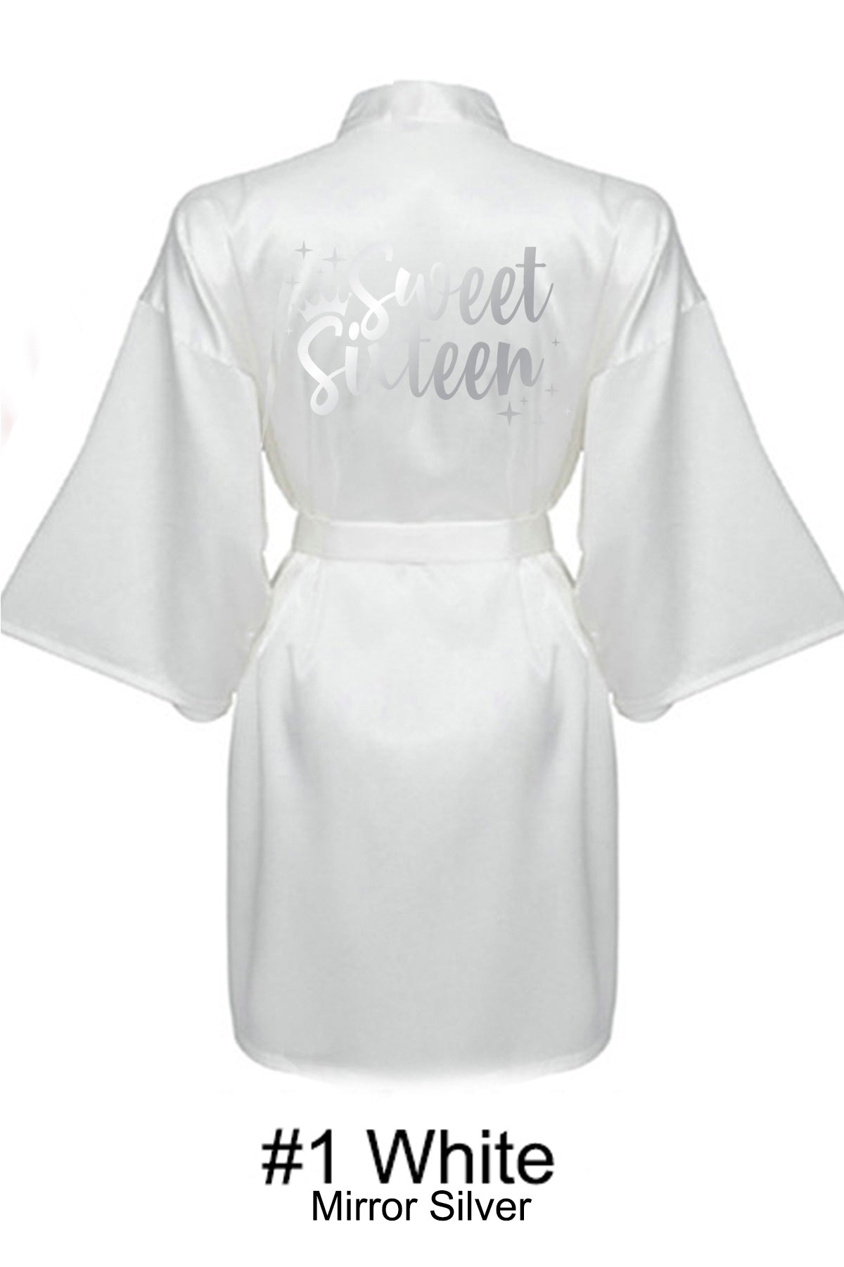 White Sweet 16 Robe