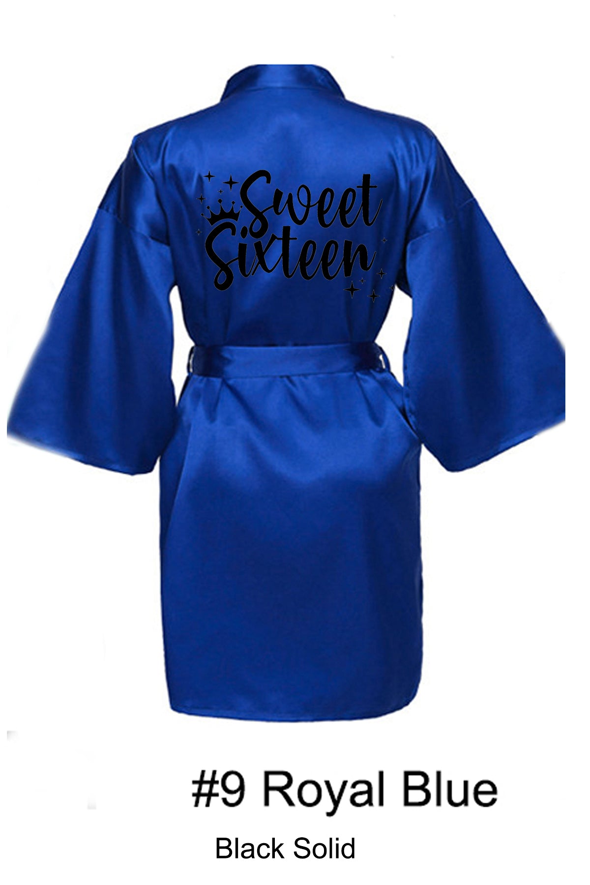 Royal Blue Sweet 16 Robe