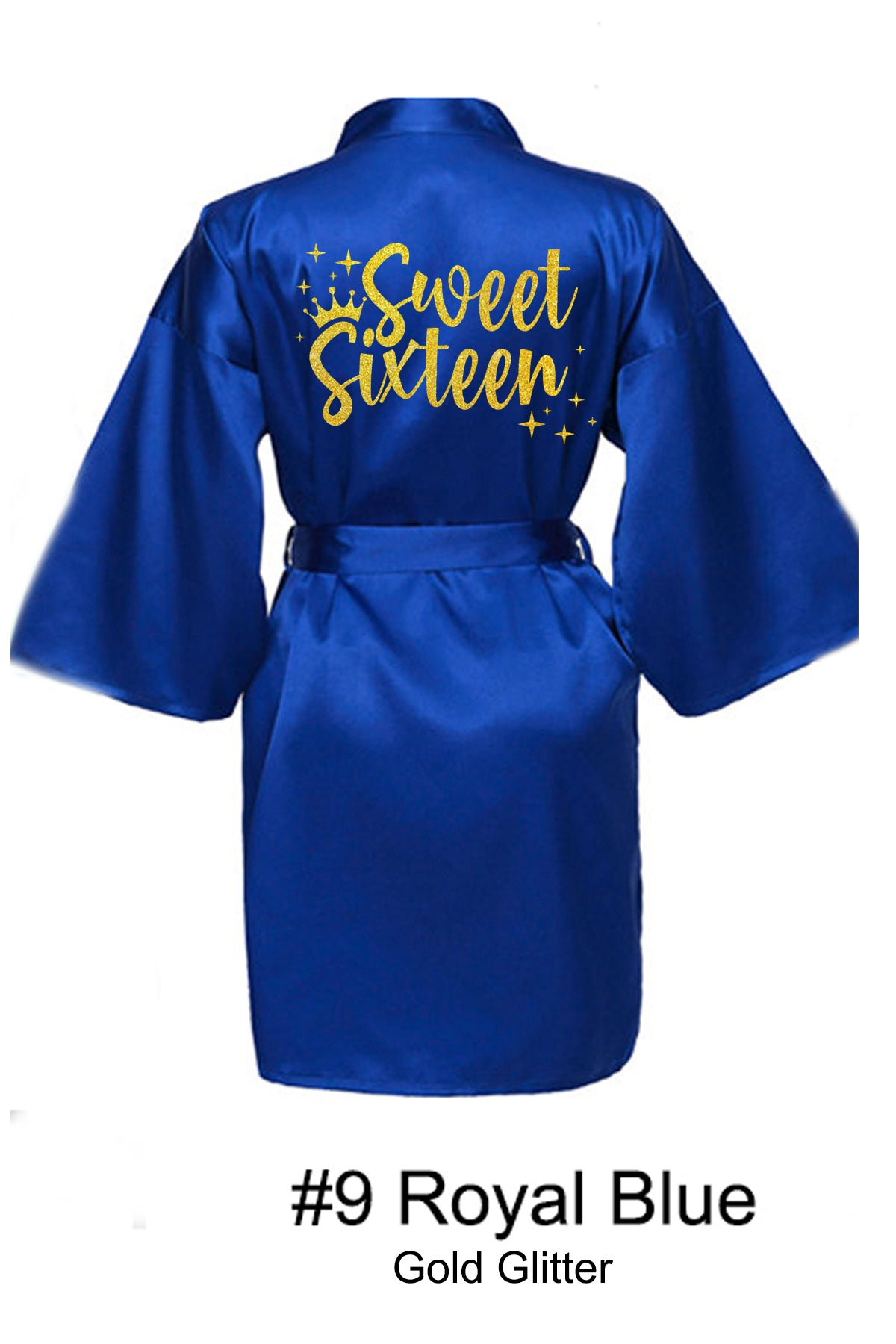 Royal Blue Sweet 16 Robe