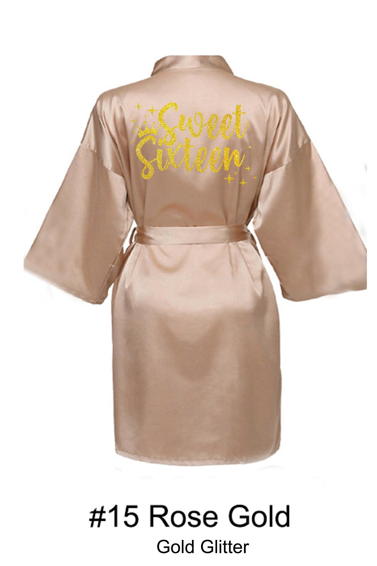 Rose Gold Sweet 16 Robe