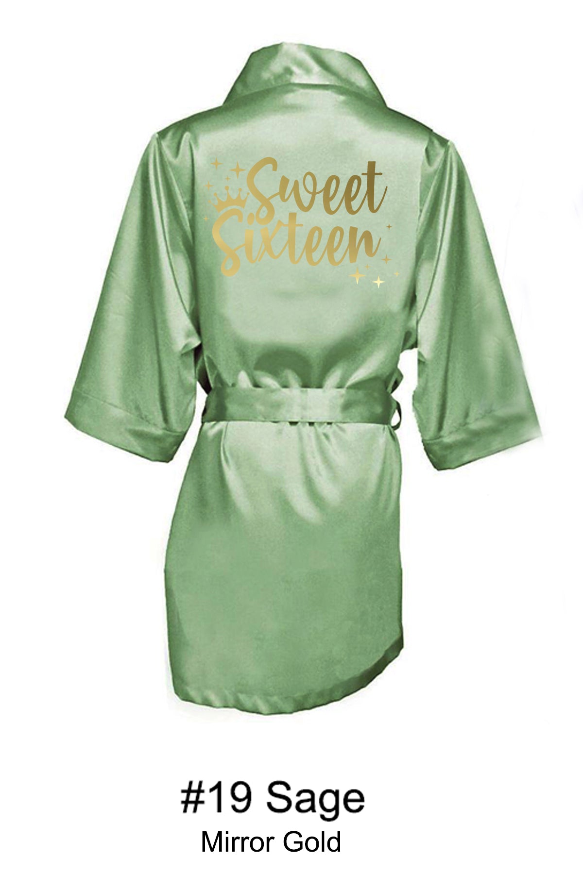 Sage Sweet 16 Robe