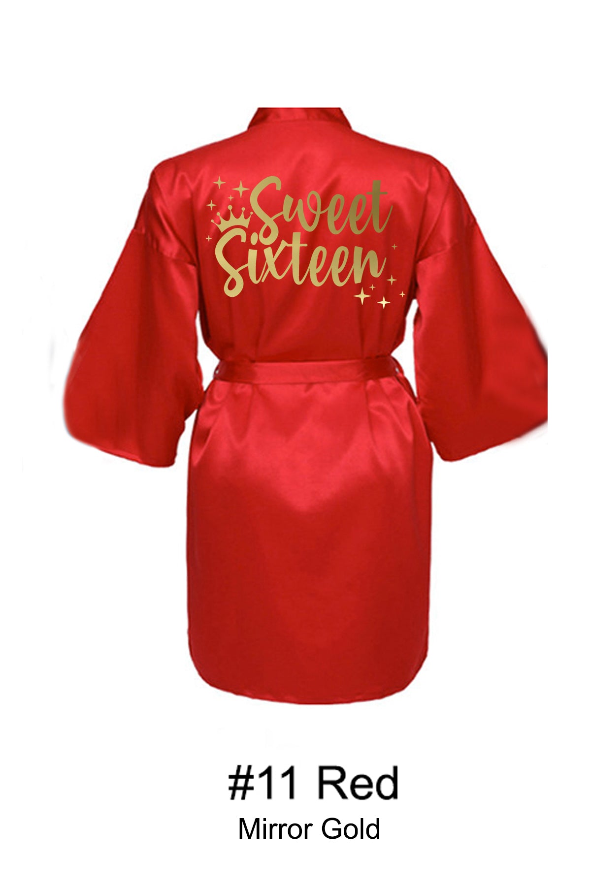 Red Sweet 16 Robe