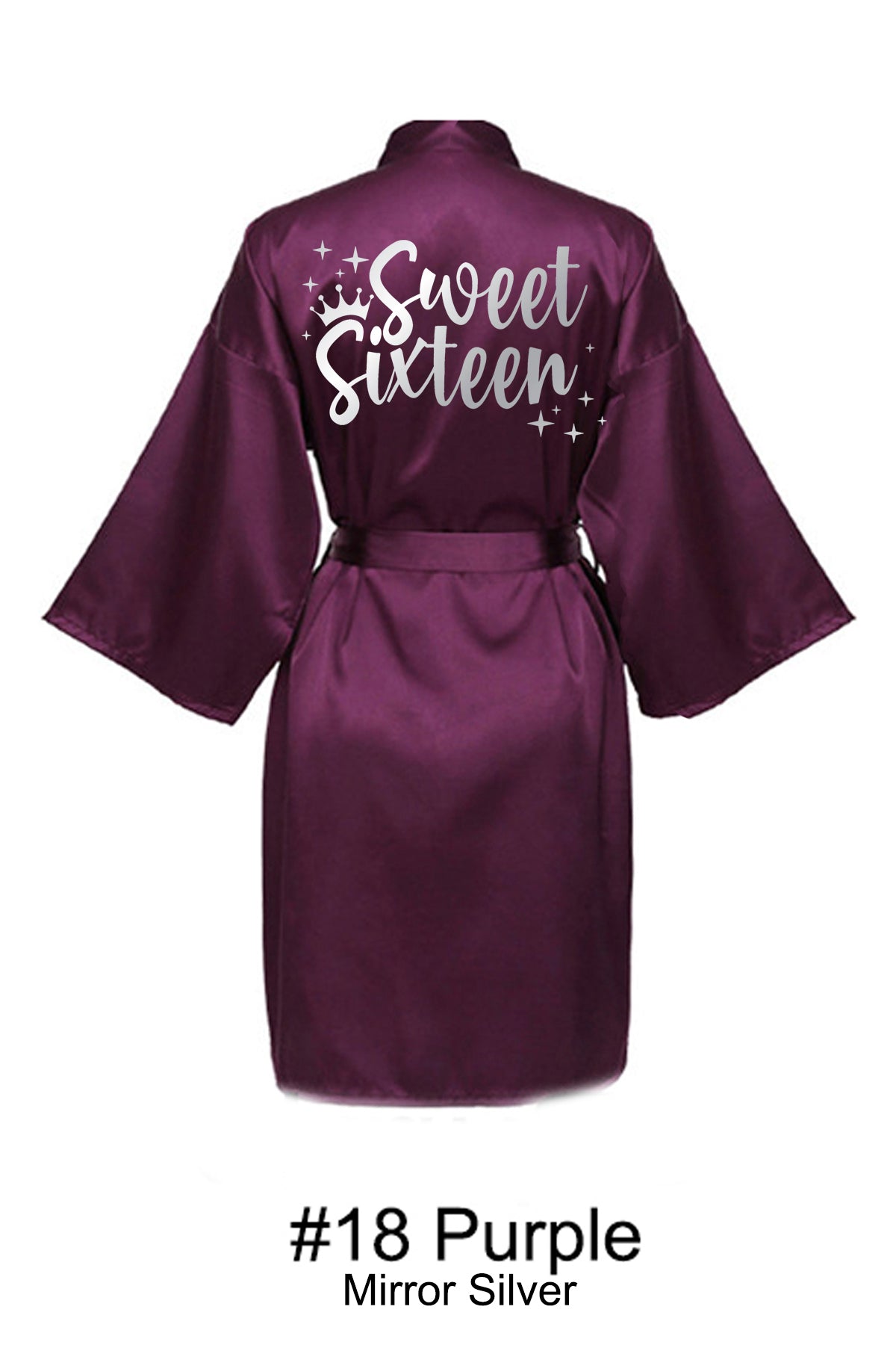 Purple Sweet 16 Robe