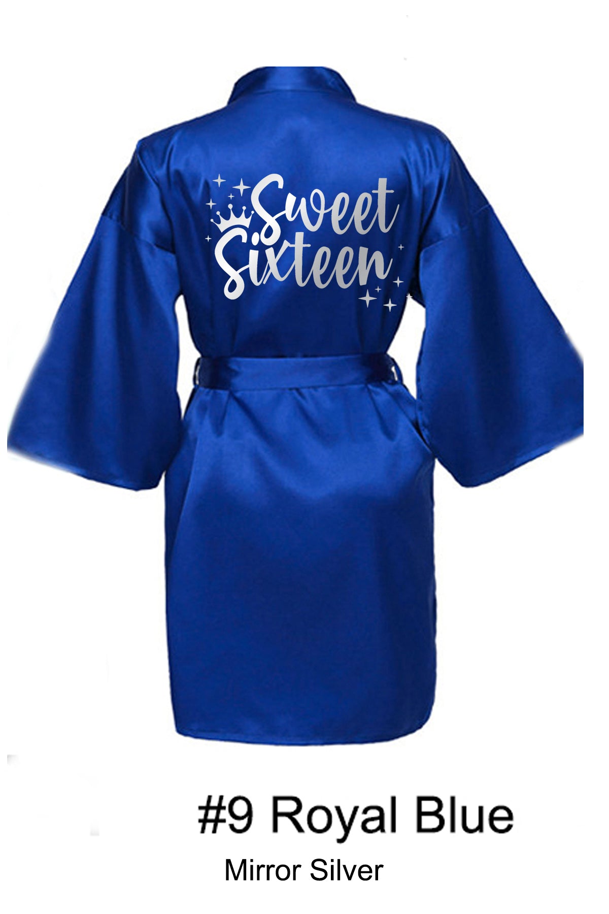 Royal Blue Sweet 16 Robe