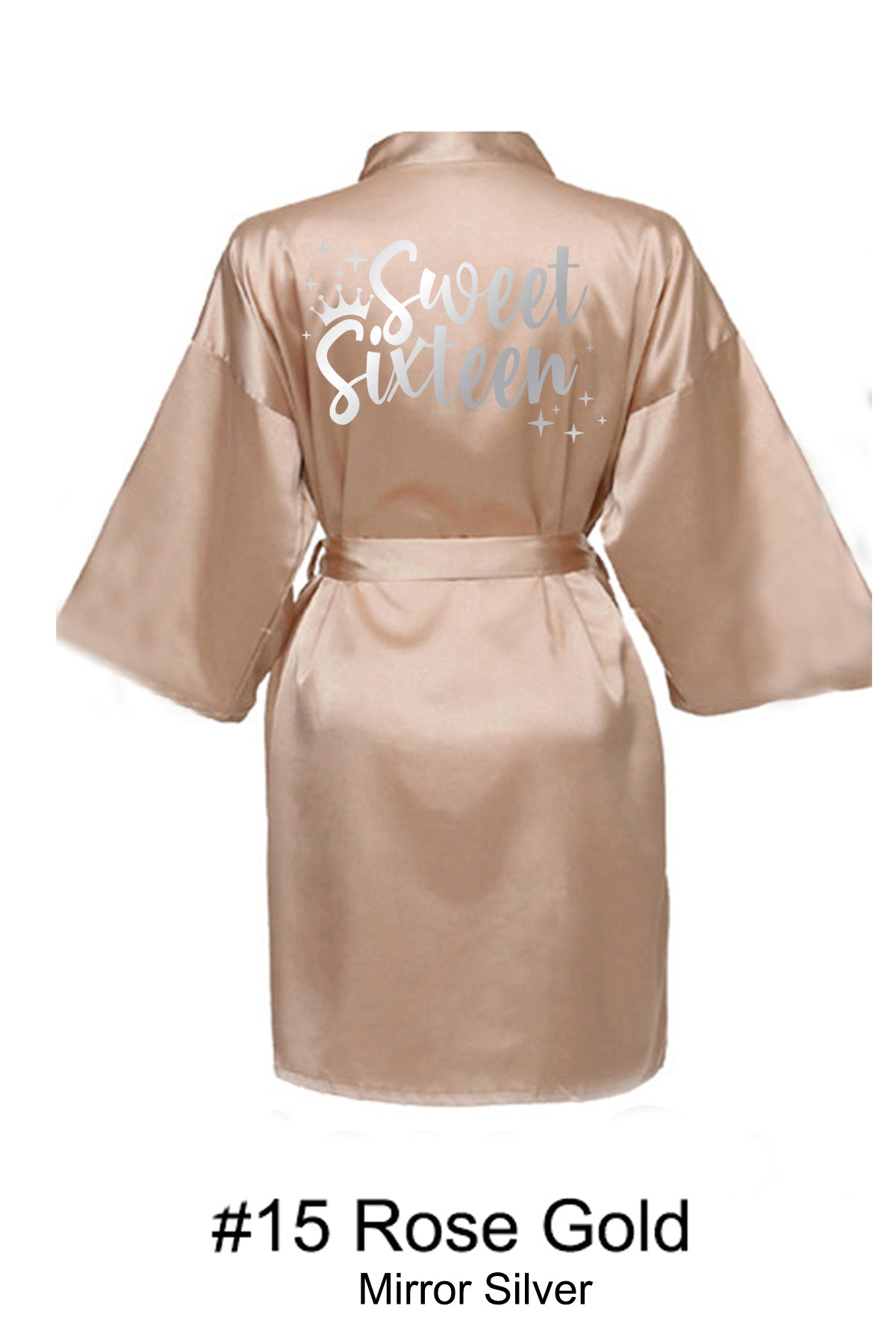 Rose Gold Sweet 16 Robe