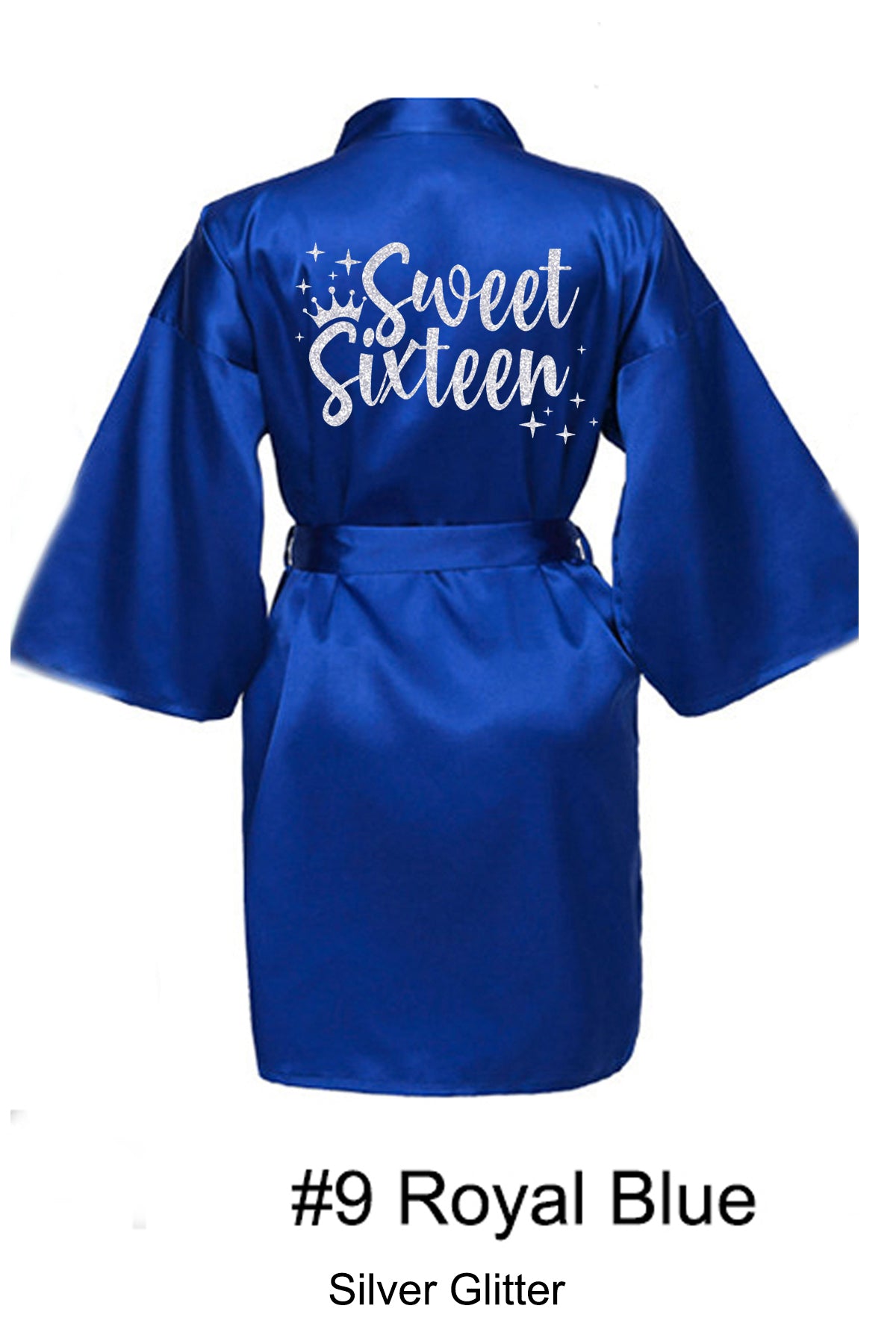 Royal Blue Sweet 16 Robe