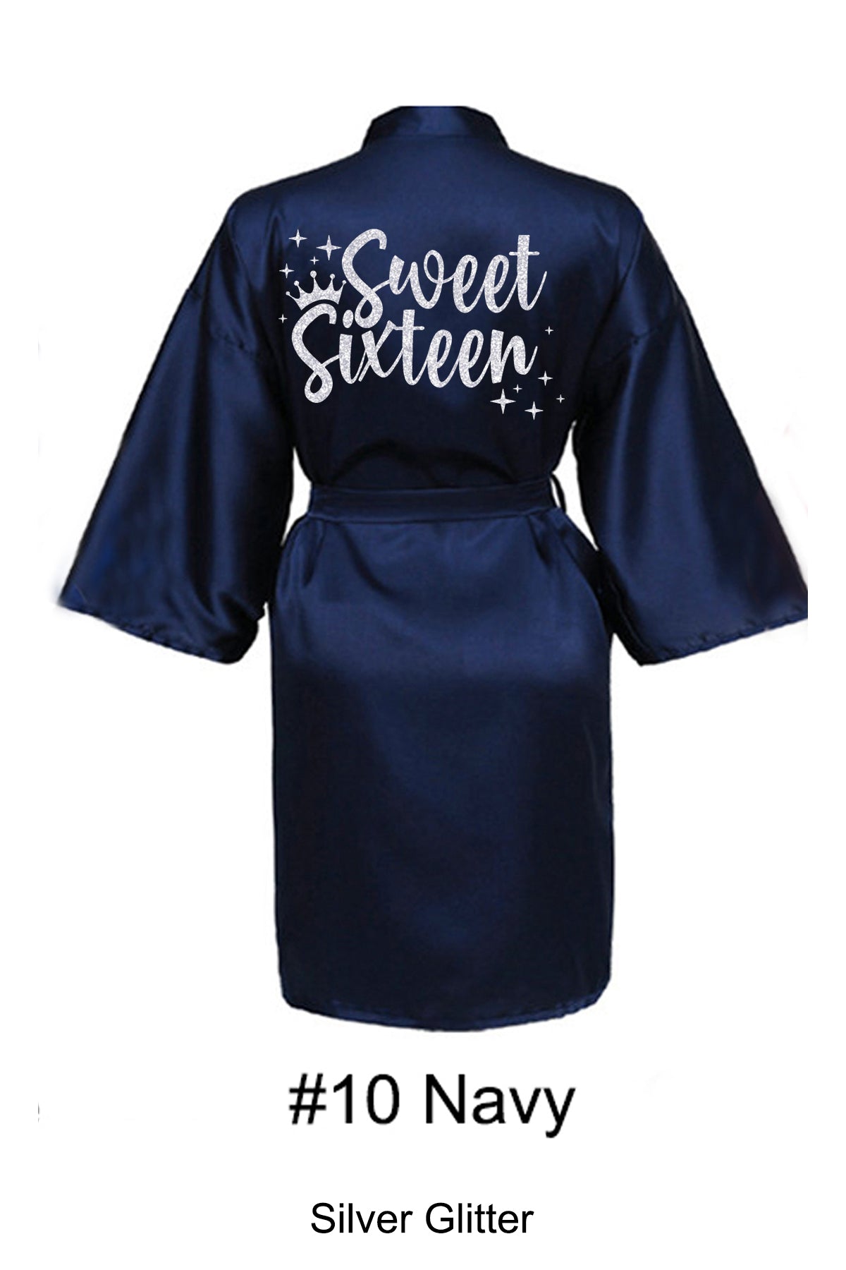 Navy Sweet 16 Robe