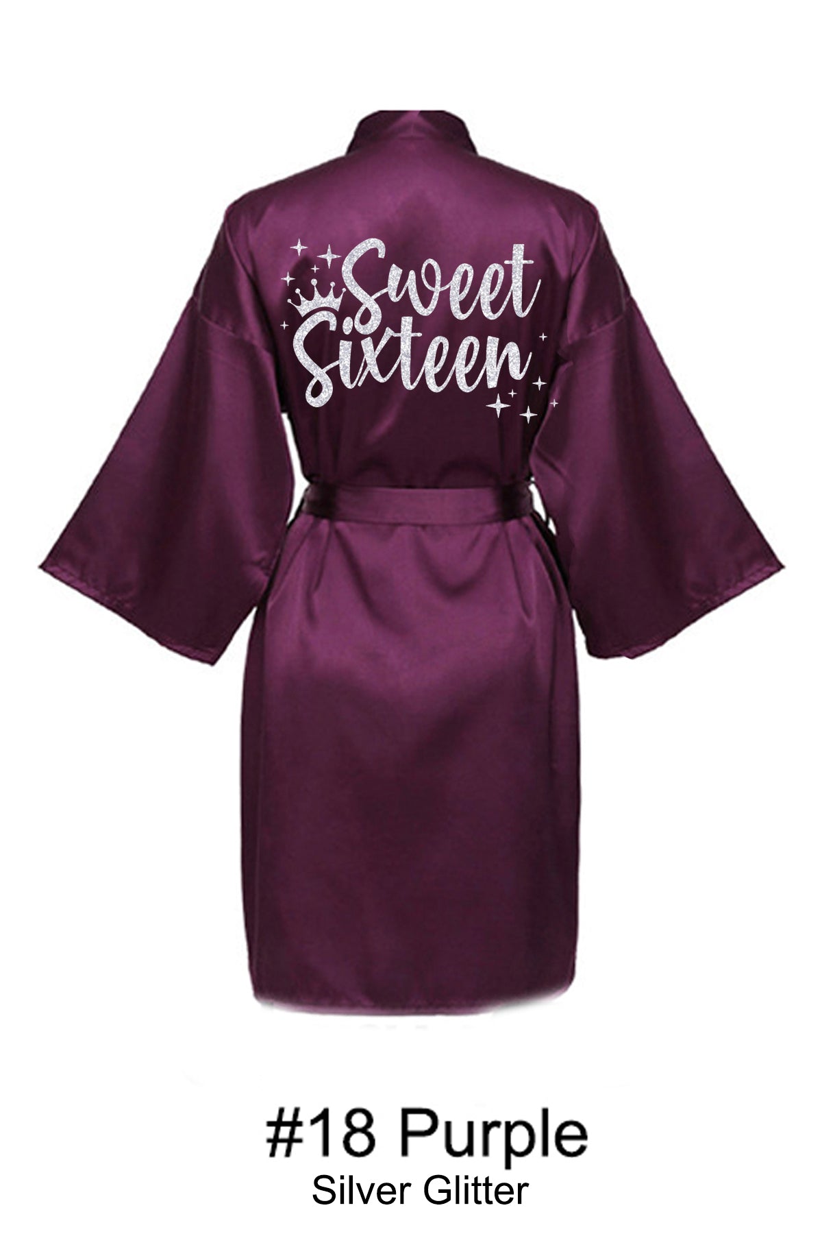 Purple Sweet 16 Robe